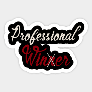 Professional Winner (Winer) - Drinking Wine Alcohol Sticker